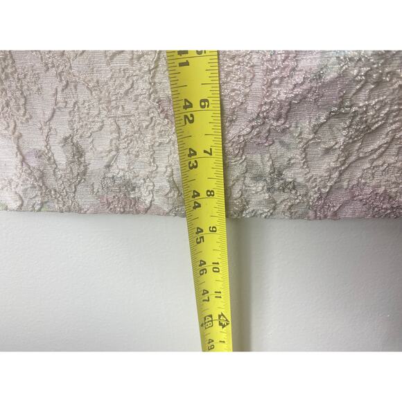 NWT ADRIANNA PAPELL DRESS 18W MATELASSE FLORAL SHORT COCKTAIL METALLIC TEXTURE - Picture 12 of 12